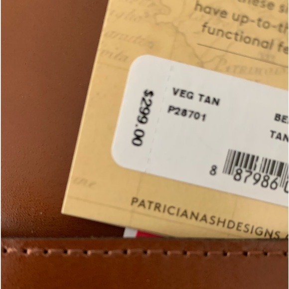 Patricia Nash Tote/Handbag, Lge, Brown, Benvenuto, NWT - Picture 7 of 12